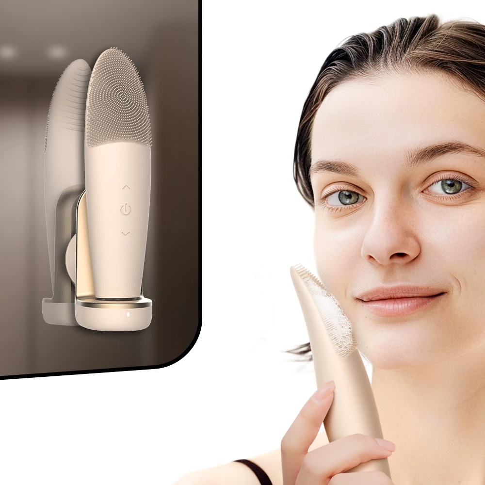 

Waterproof Brosse Nettoyante Gesichtsburste Facial Cleansing Brush Electric Skin Brush Facial Pore Silicone Face Cleansing Brush