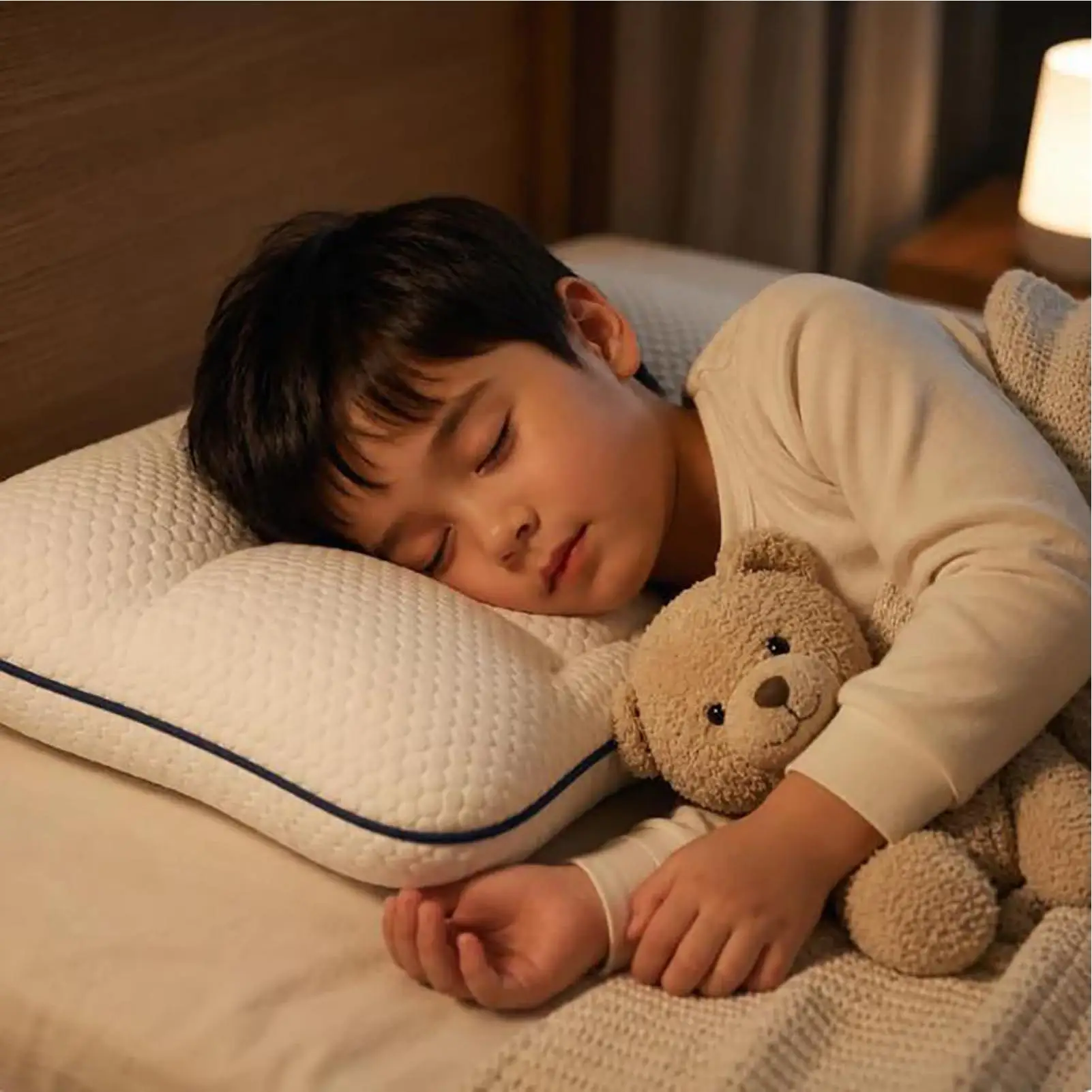 3-6-16 Years Kids Pillow Neck Protection Children's Partition Pillows Bedding Kindergarten All Seasons Kids Sleeping Pillow