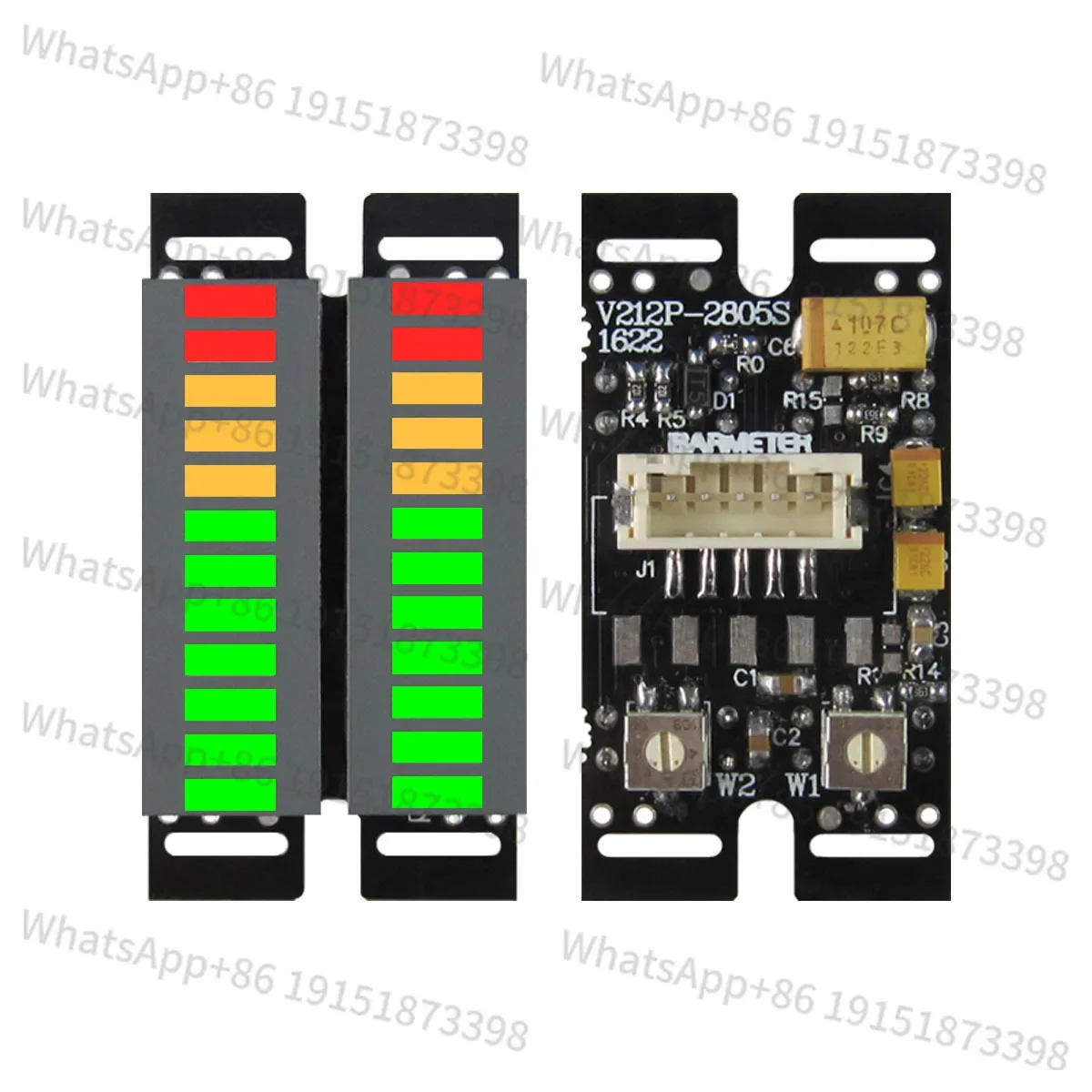 2*12 segment LED Music Audio Spectrum indicator Stereo Dual channel Level Indicator VU Meter Volume level Indicator DC5V