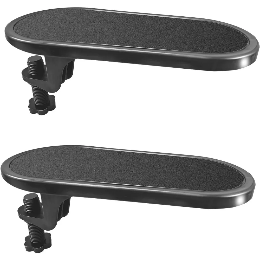 2pcs Arm Rest for Desk,Rotating Adjustable Computer Desk Armrest Extender Tray,Ergonomic Elbow Support Relieve Stress