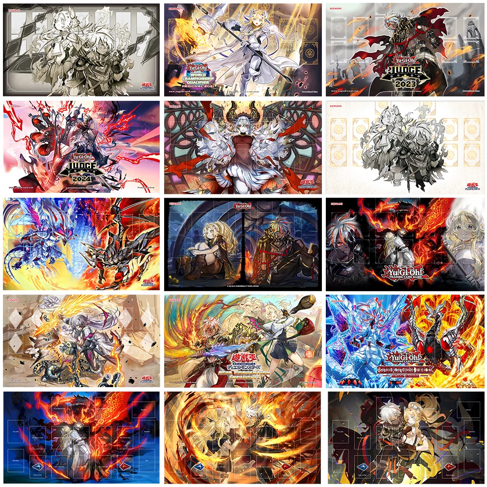 Yu-Gi-Oh Fallen of Albaz Branded Dogmatika Ecclesia the Virtuous Playmat Card Game Pad YGO Mat KMC TCG YuGiOh M-006