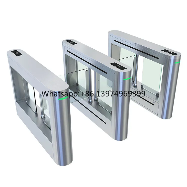 Security Automatic Access Control Flap Barrier Gate Electronic Gate Swing Turnstile Barrier