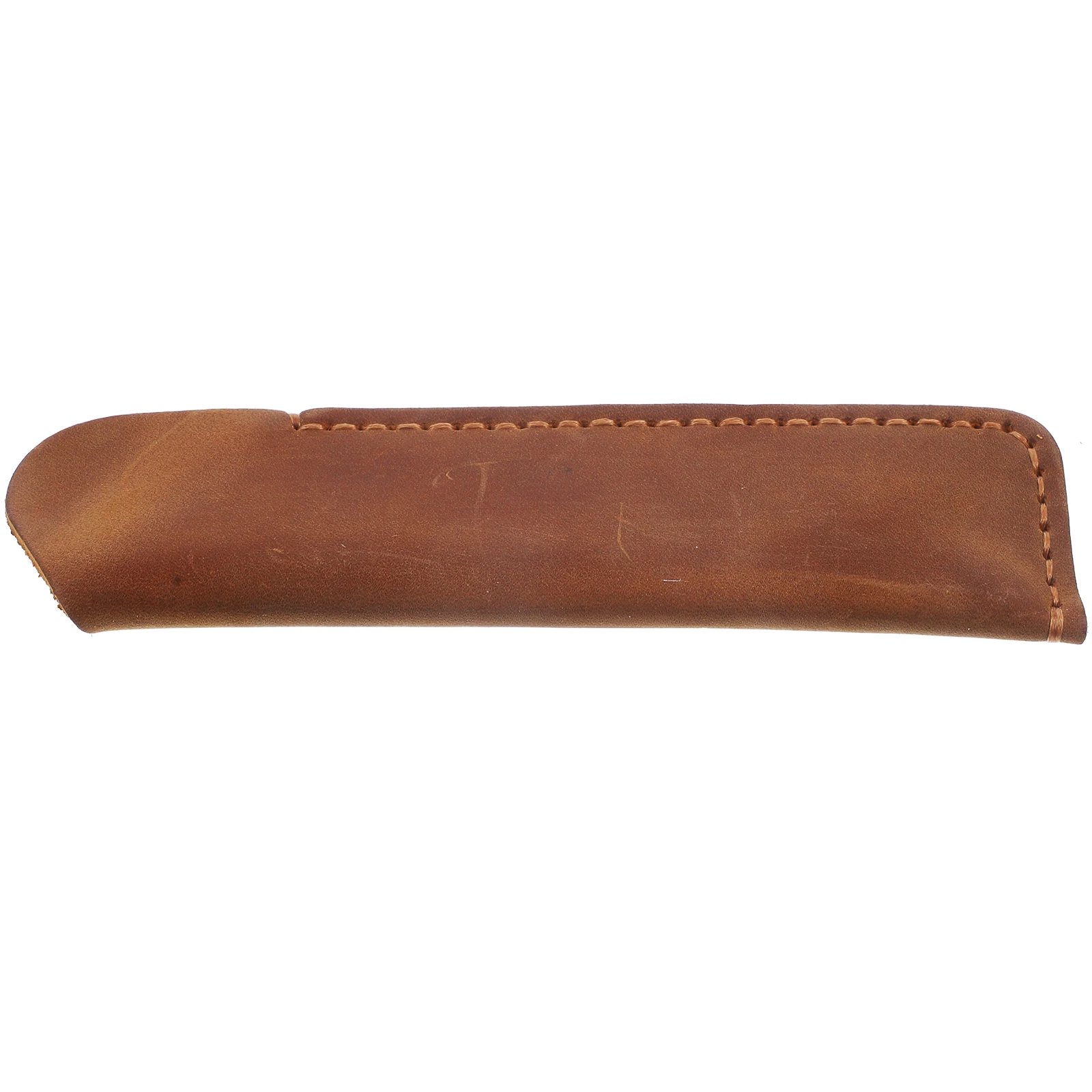 Brown Pen Case Holder Handmade Design Pouch Writing Accessories