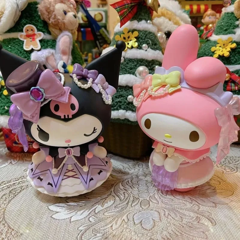 15 سنتيمتر سانريو زهرة الورد مهرجان الشكل شخصية كرتونية كورومي بلدي ميلودي تمثال نموذج سطح المكتب زخرفة فتاة الكرتون هدية