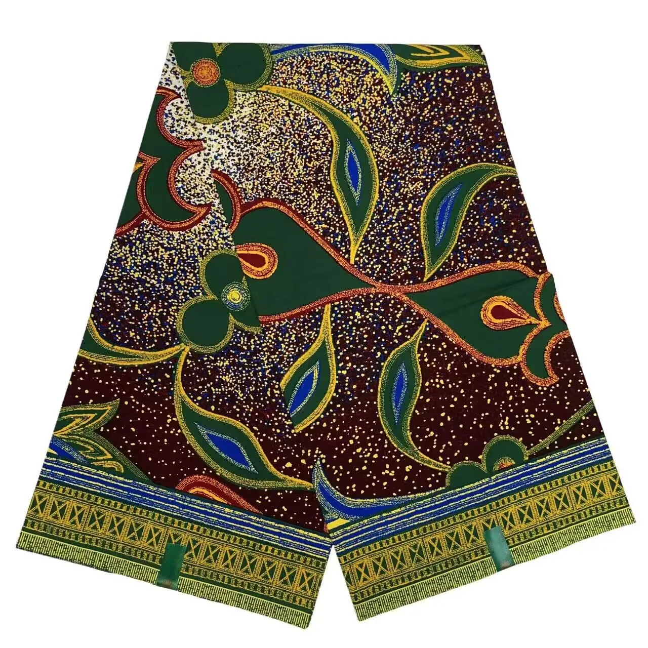 

6-ярдовая африканская восковая ткань из 100% хлопка с восковым принтом, высококачественная восковая ткань для женского платья