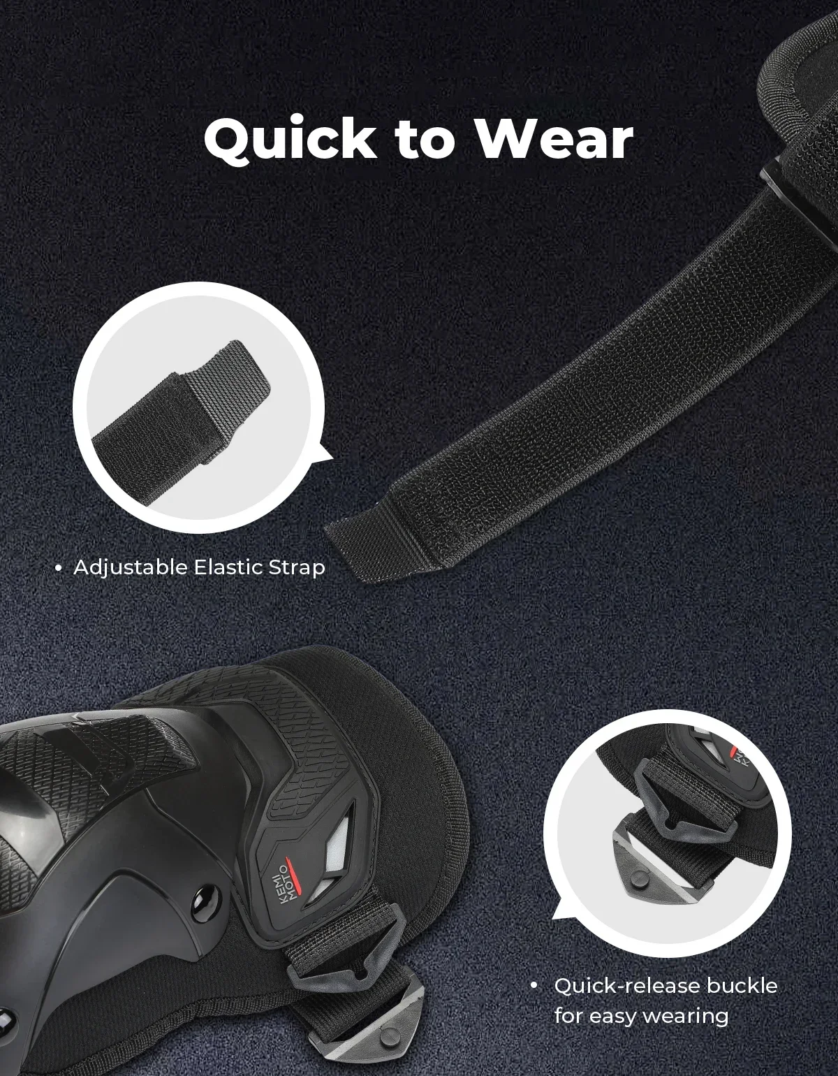 Kneepads CE1 Protective Gear Knee Guard Anti-fall Safety Protector Equipment Outdoor Sports Motorcycle Riding Skateboard Skiing - Image 4