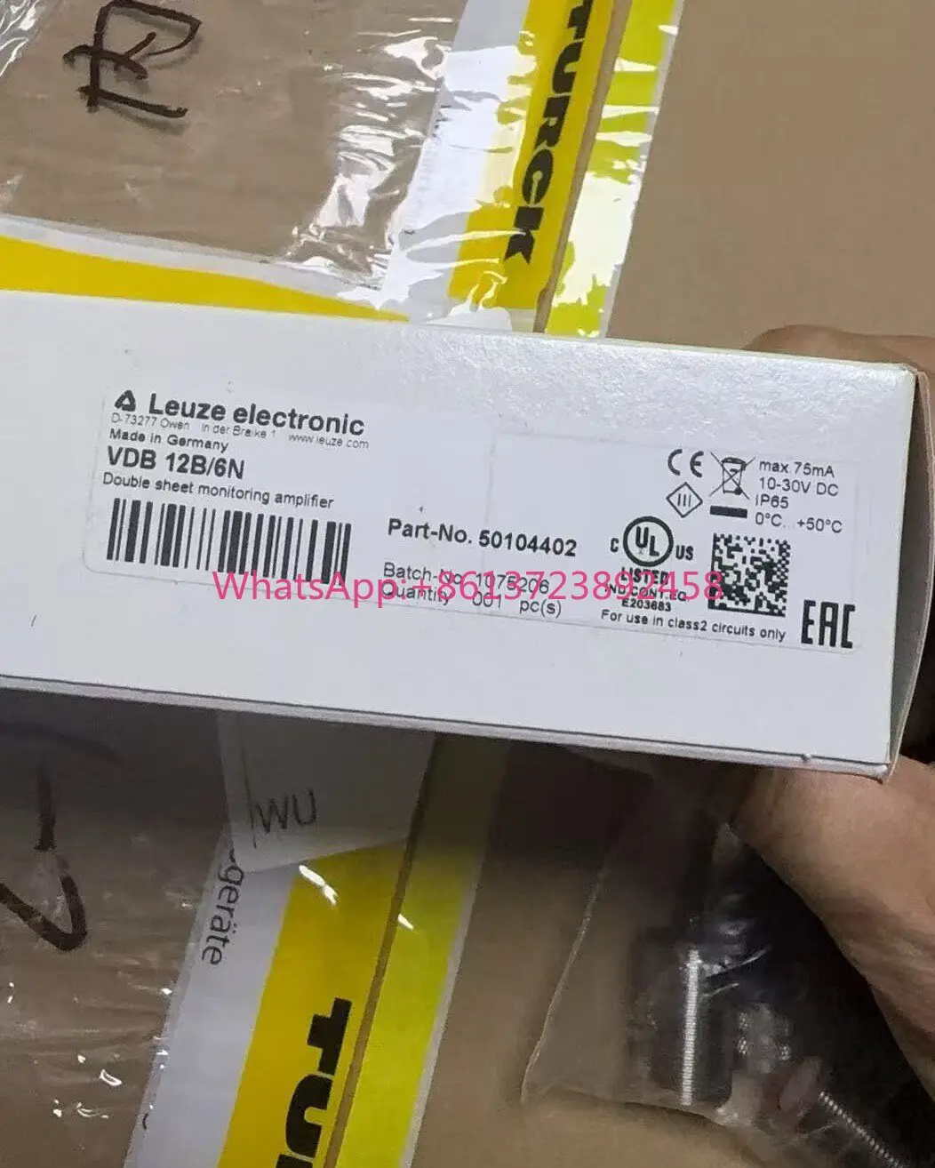 

50104402 VDB 12B/6N LEUZE high quality