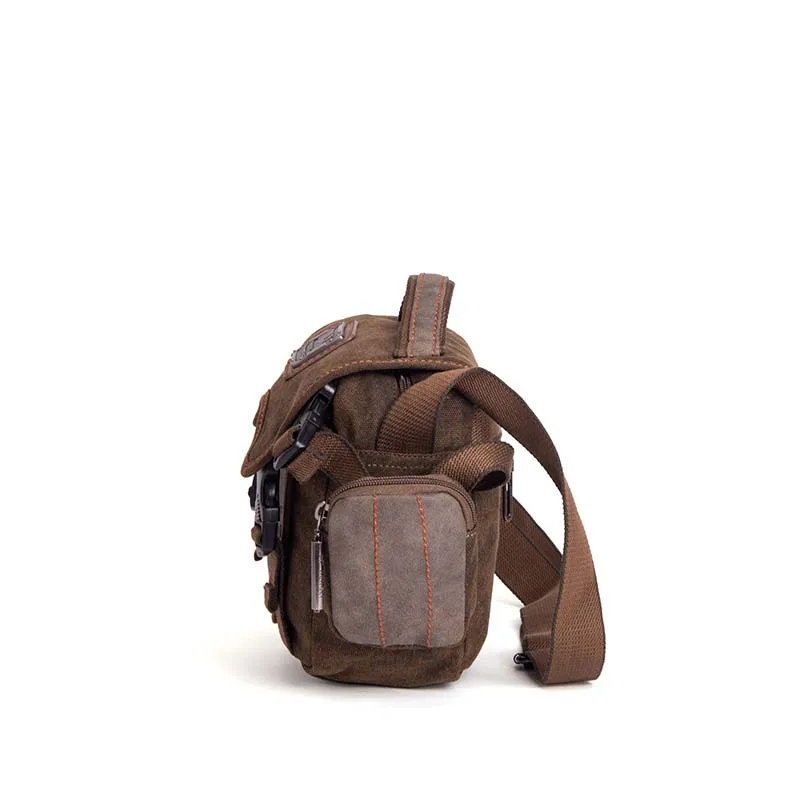 Imagem -02 - Retro Homem Shoulder Câmera Bags Lazer Resistente Canvas Cross Messenger Bolsa Outdoor Wear Resistance Casual Crossbody Bags