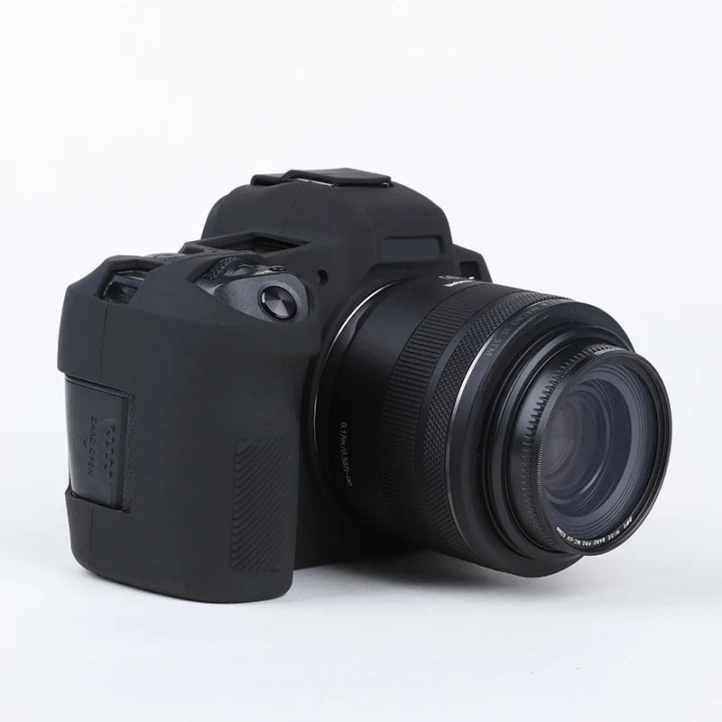 Capa de silicone Canon para EOS R RP, pele macia, capa do corpo