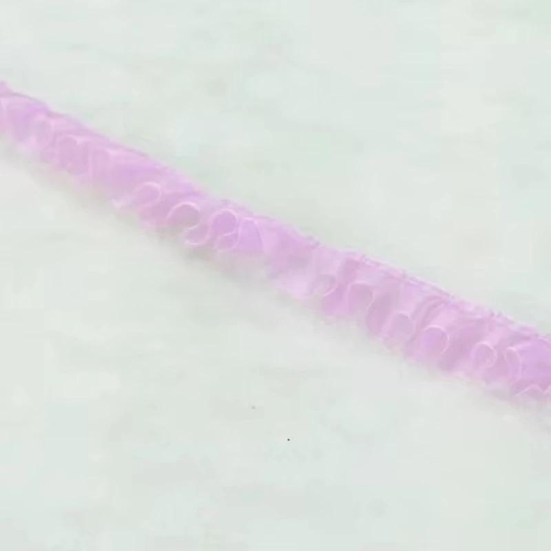 Hot Organza Encryption Crumpled Tulle Lace Ribbon DIY Toy Doll Pet Clothing Making Materials Children Clothes Baby Cradle Trim