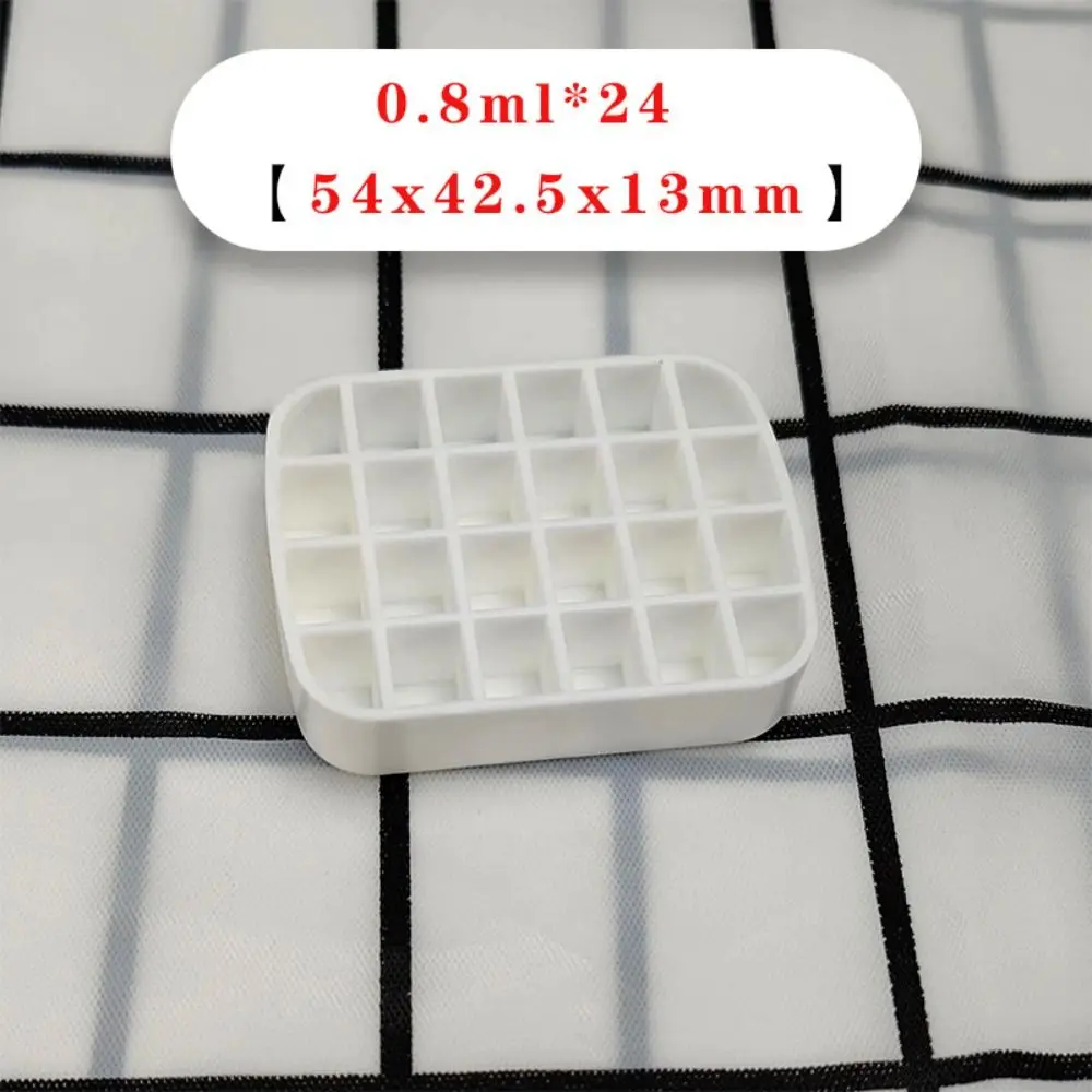 2Pcs Empty Watercolor Paint Palette Mini 12/24 Grids Watercolor Iron Box Dust Prevention Moisture-proof Travel Painting Tray