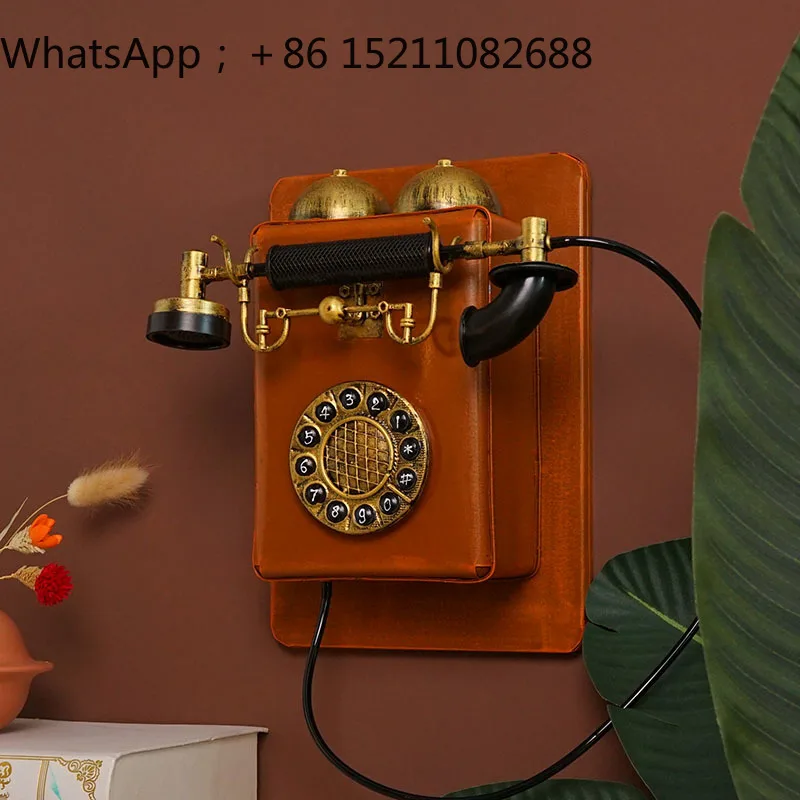 LLY old object old-fashioned wall pendant phone retro decoration pendant Nanyang style restaurant wall soft decoration