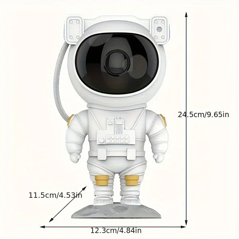 Spaceman-Lampe de projection sept documents, veilleuse avec 8 effets gratuits, budgétaire d'étoiles, télécommande pour chambre intérieure