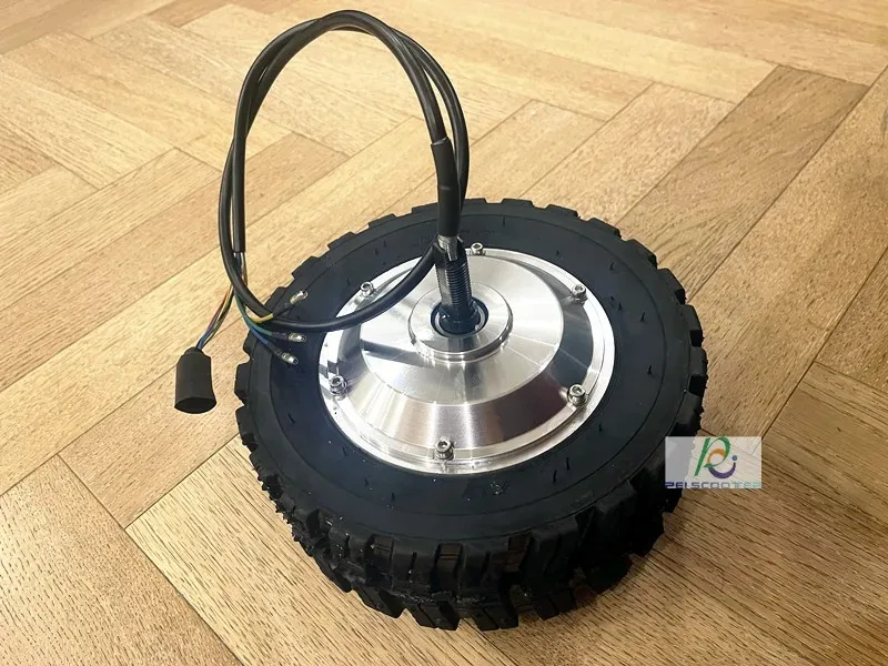 8 inch Wide Tyre Single axle brushless gear motor with Encoder Low-speed High-Torque Scooter AGV Hub Motor drive phub-8fp