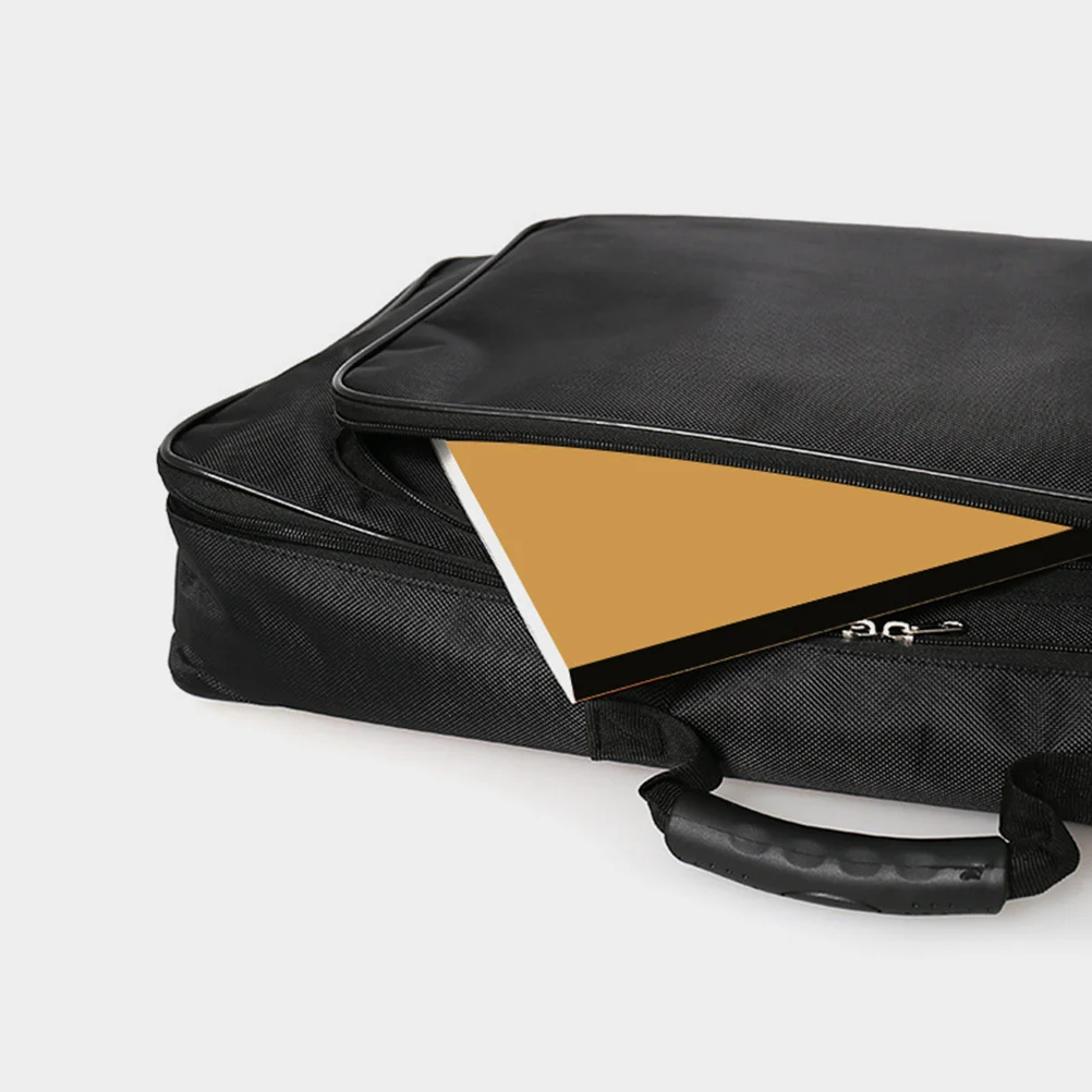 

Oxford Cloth Audio Effector Storage Case Portable Black Shockproof Organizer for Microphone and Small Parts Audio Effector Bag