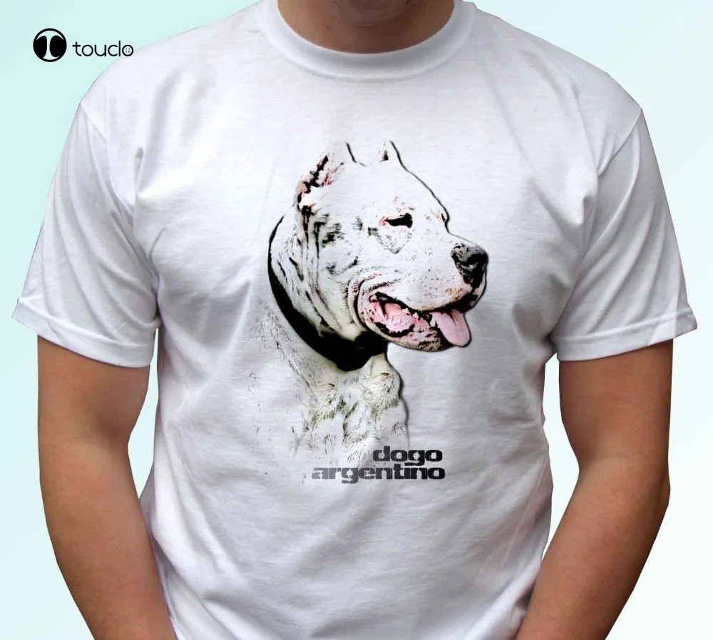 

Men Summer Round Neck Men'S T Shirt Fashion Dogo Argentino Head - Dog T Shirt Top Tee Design - Mens Tee Shirt fashion funny new