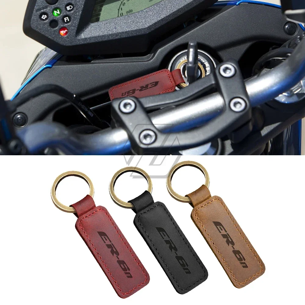 

For Kawasaki ER-6N ER6N ER6F Models Keychain Motorcycle Keyring Key Chain Accessories