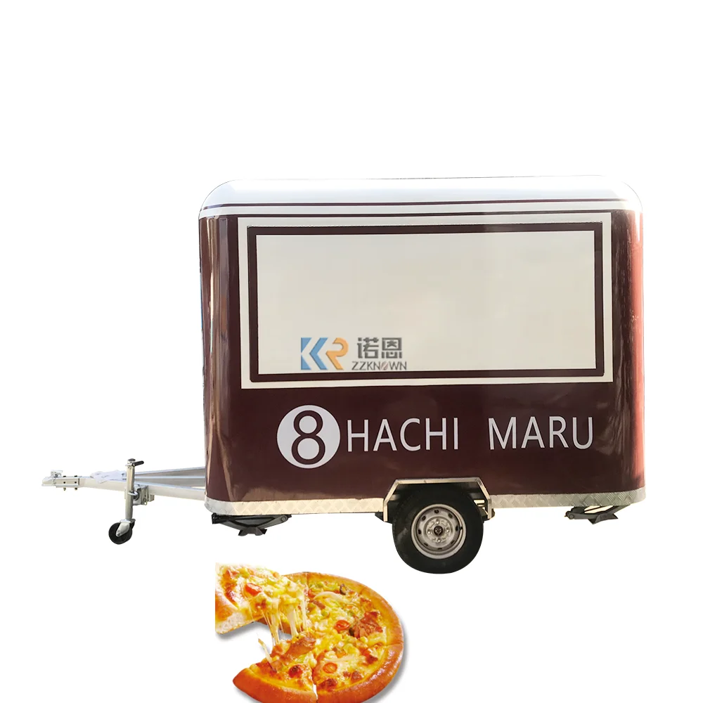 304 Stainless Steel Mobile Food Trailer DOT CE Approved Food Truck Barbecue Food Cart