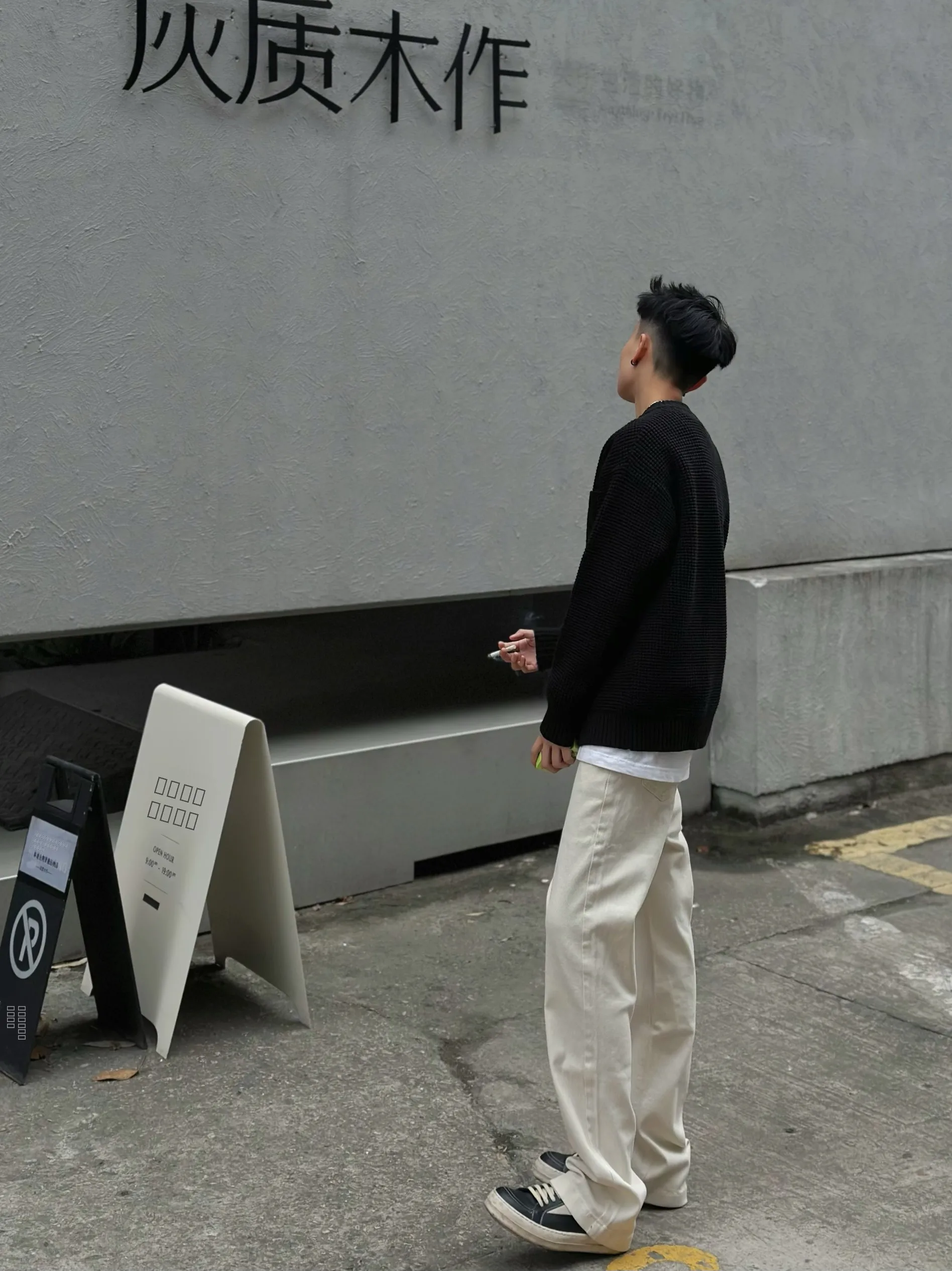 

Мужские джинсы American Retro High Street Cleanfit цвета хаки: модные, расклешенные, прямые, стройнящие, с эффектом драпировки, в стиле Vibe, повседневные