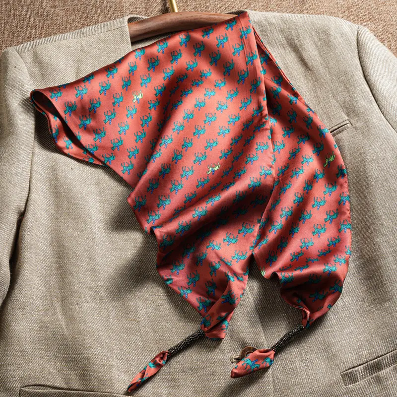 Luxuriöser Schal Damen-Hijab Bedruckter Turban Weiblicher Kopfschmuck Bandana Damen-Schal Wickeltücher Halstuch Foulards Femme Kopftuch – Detail 9