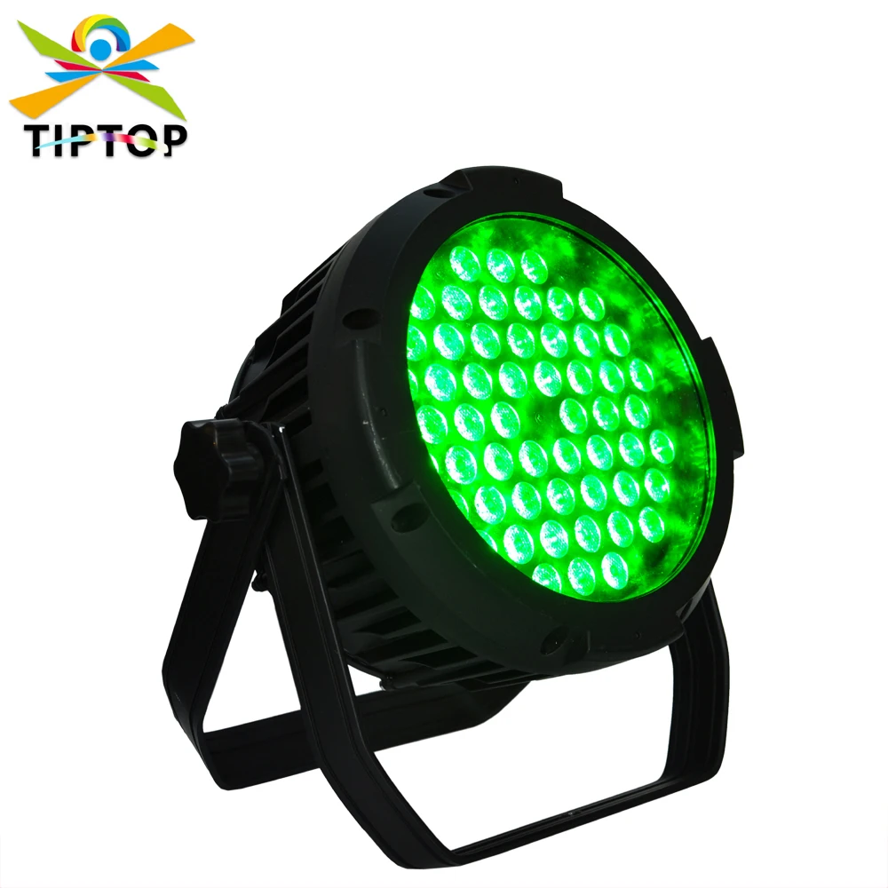 TIPTOP IP65 Outdoor Stage Lighting 54x3W DMX LED Par UP Wash Lights Wedding RGB 3IN1 Linear Dimmer/Strobe/Fade/Jump Color