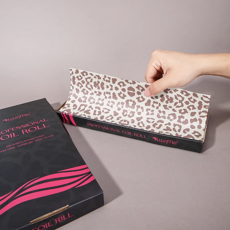 Professional Leopard Print Hair Foil Roll