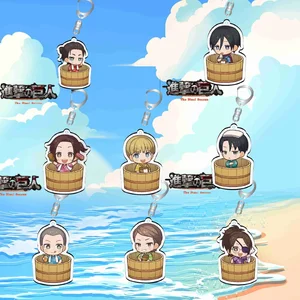 Eren Jaeger-Mikasa Ackerman-Akrilik Anahtarlık, Armin, Saldırı Titan, Armin, Saldırı, Anime Periferik Kolye kolye, Cosplay Sahne, Oyuncaklar ve Çocuklar için Hediyeler En çok satılan 12, anahtarlık, mikasa-no. 6