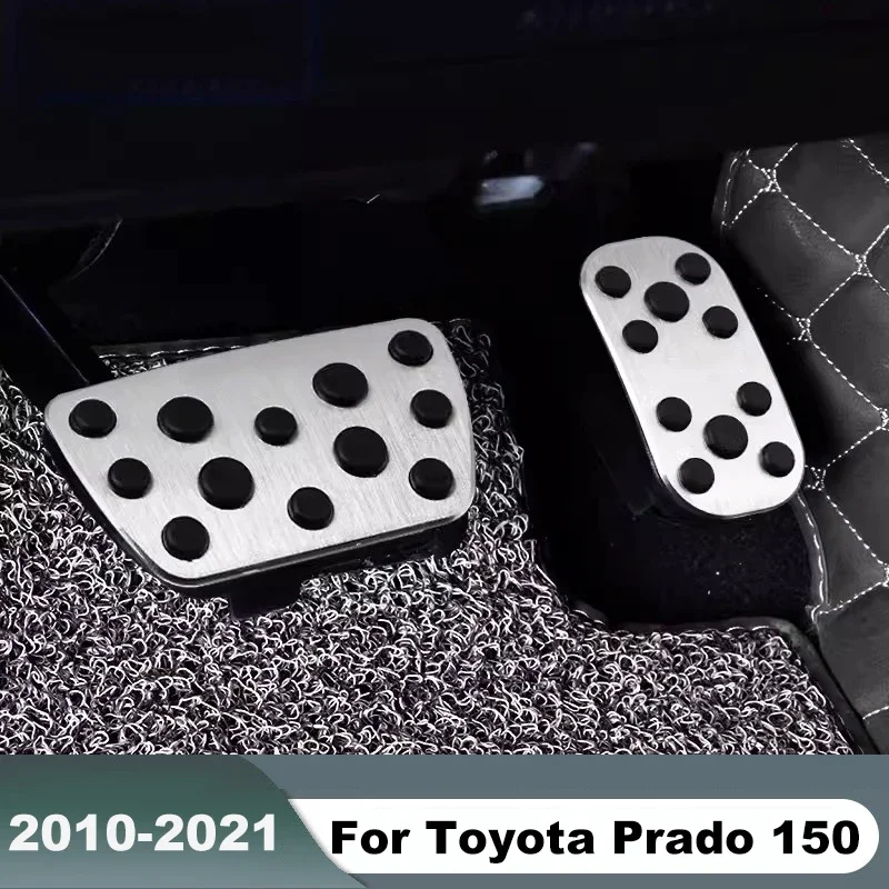 

Для Toyota Land Cruiser Prado 150 2010-2018 2019 2020 2021, педали акселератора, крышка педали тормоза, аксессуары для стайлинга автомобилей