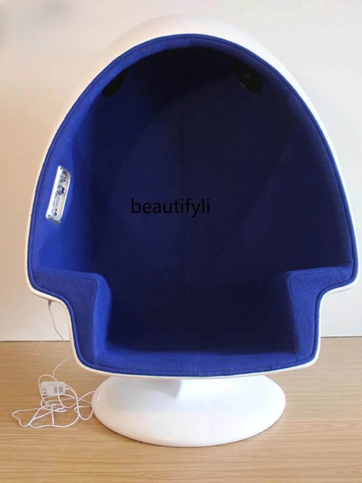 Modern Minimalist Spherical Large Ball Chair FRP Capsule Bubble Chair Casual Swivel Chair