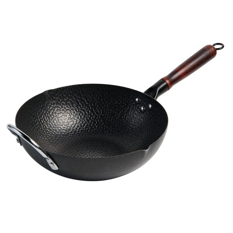 

Uncoated, not easy to stick to the pan, universal for household use, gas induction cooker, wok
