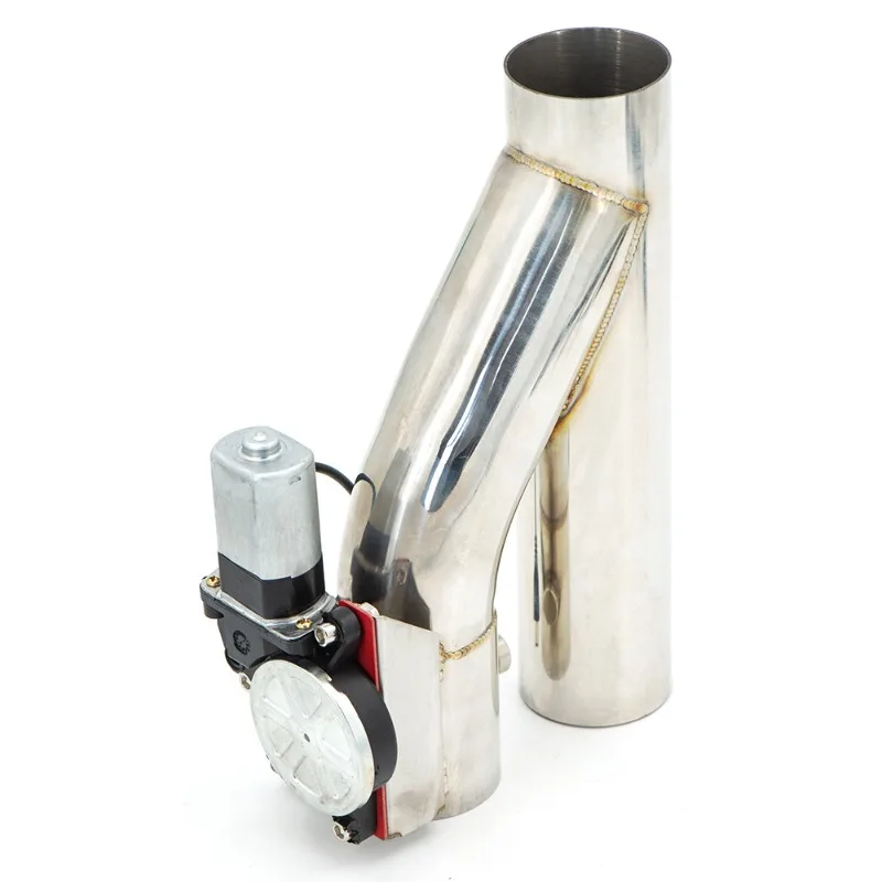 Modified car tail throat sound wave chimney type tail drum, system Y-type remote control straight exhaust pipe