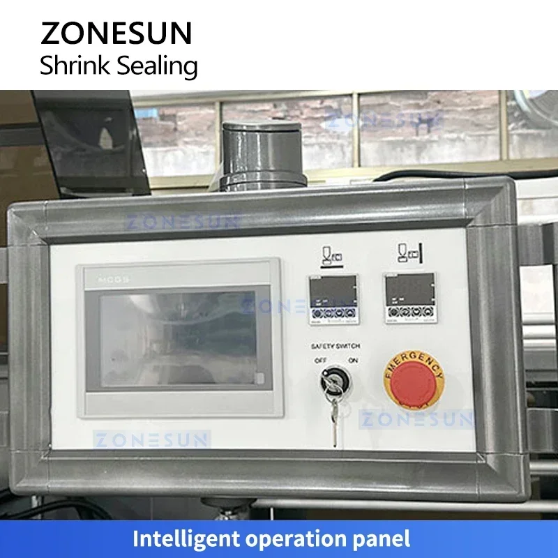 ZONESUN ZS-FM400 Attrezzatura per l'imballaggio automatico del cartone della scatola della macchina termoretraibile ad alta velocità