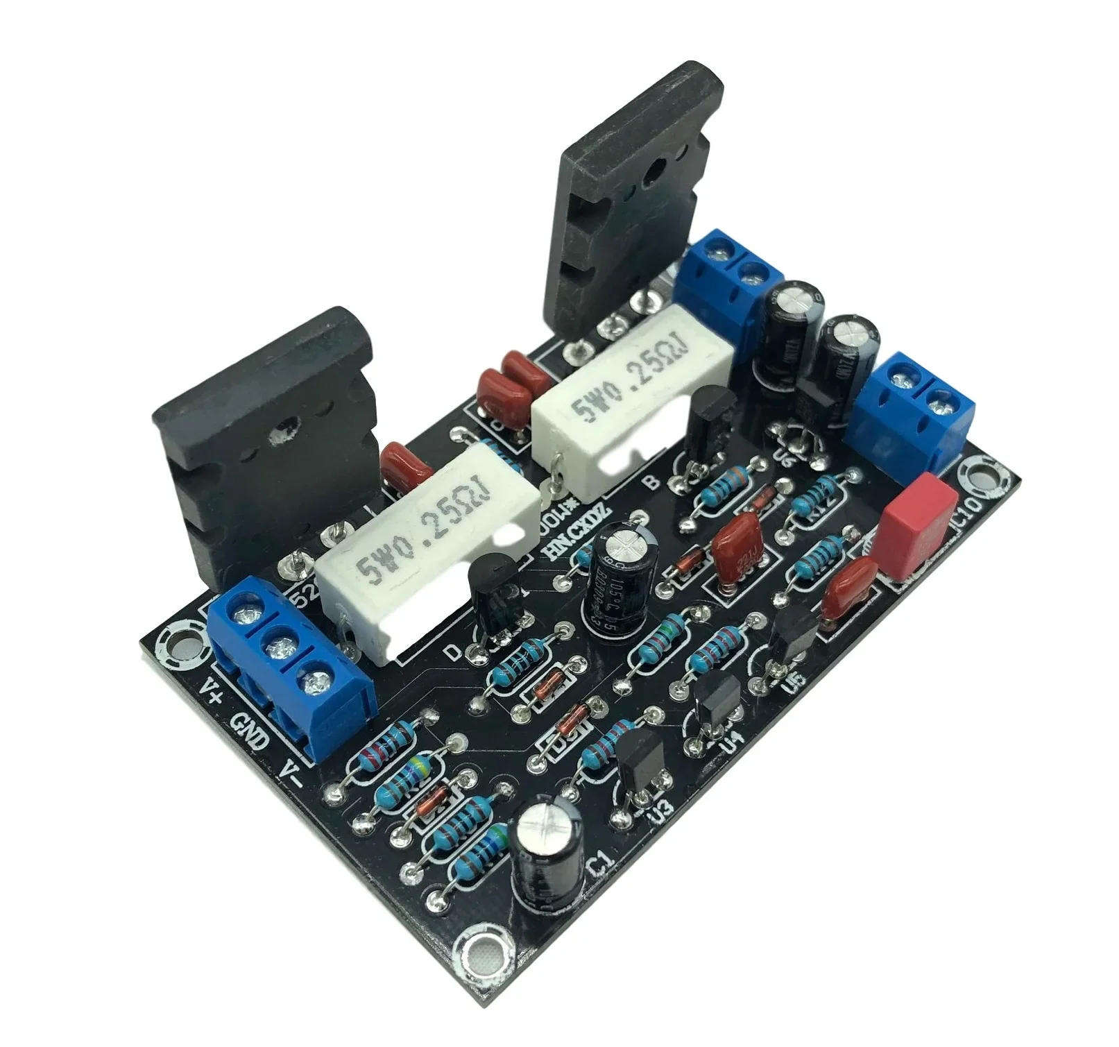 100W 2SC5200+2SA1943 Audio Amplifier Board HIFI Mono Channel Amplifier Dual DC35V Speaker Home Theater DIY