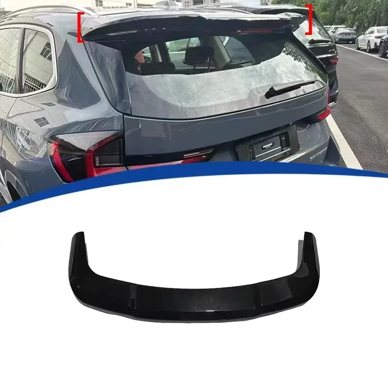 For BMW X1 U11 IX1 M Sport 2023 To Up Trunk Spoiler ABS Body Kits Tuning Car Rear Roof Car Wing Spoiler Exterior Modification