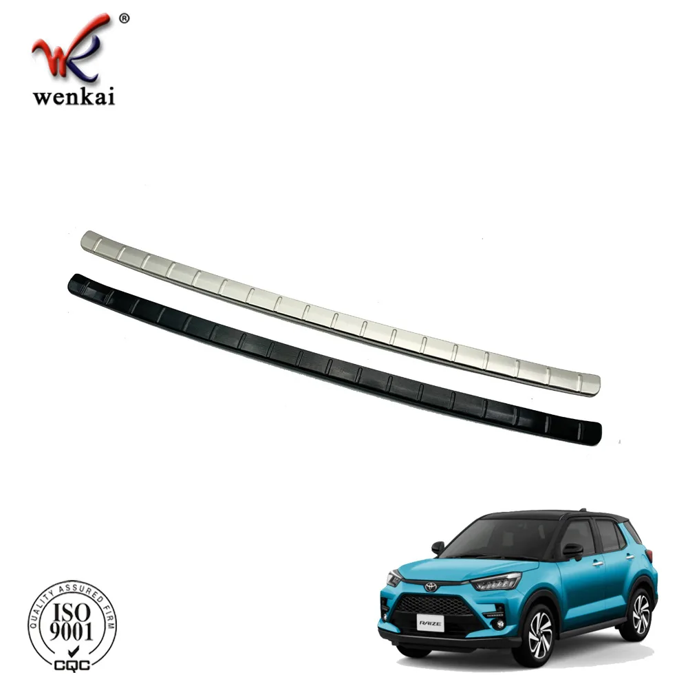 Car Accessories Car Stickers For Toyota Raize 2020 Scuff Plate/door Sill Rear Bumper Protector Sill Trunk Tread Plate Trim