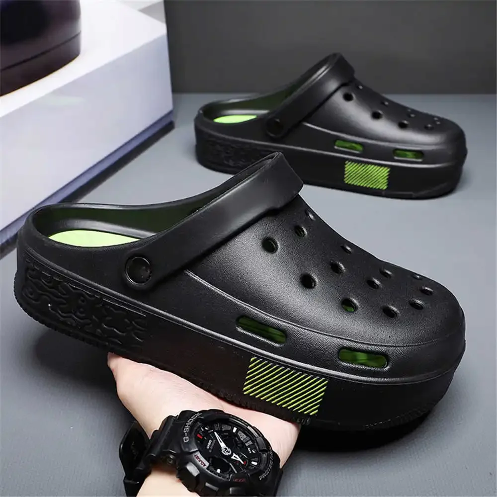 Мужские летние босоножки на платформе, сандалии, тапочки для спальни, Спортивные Тапочки, номер 42