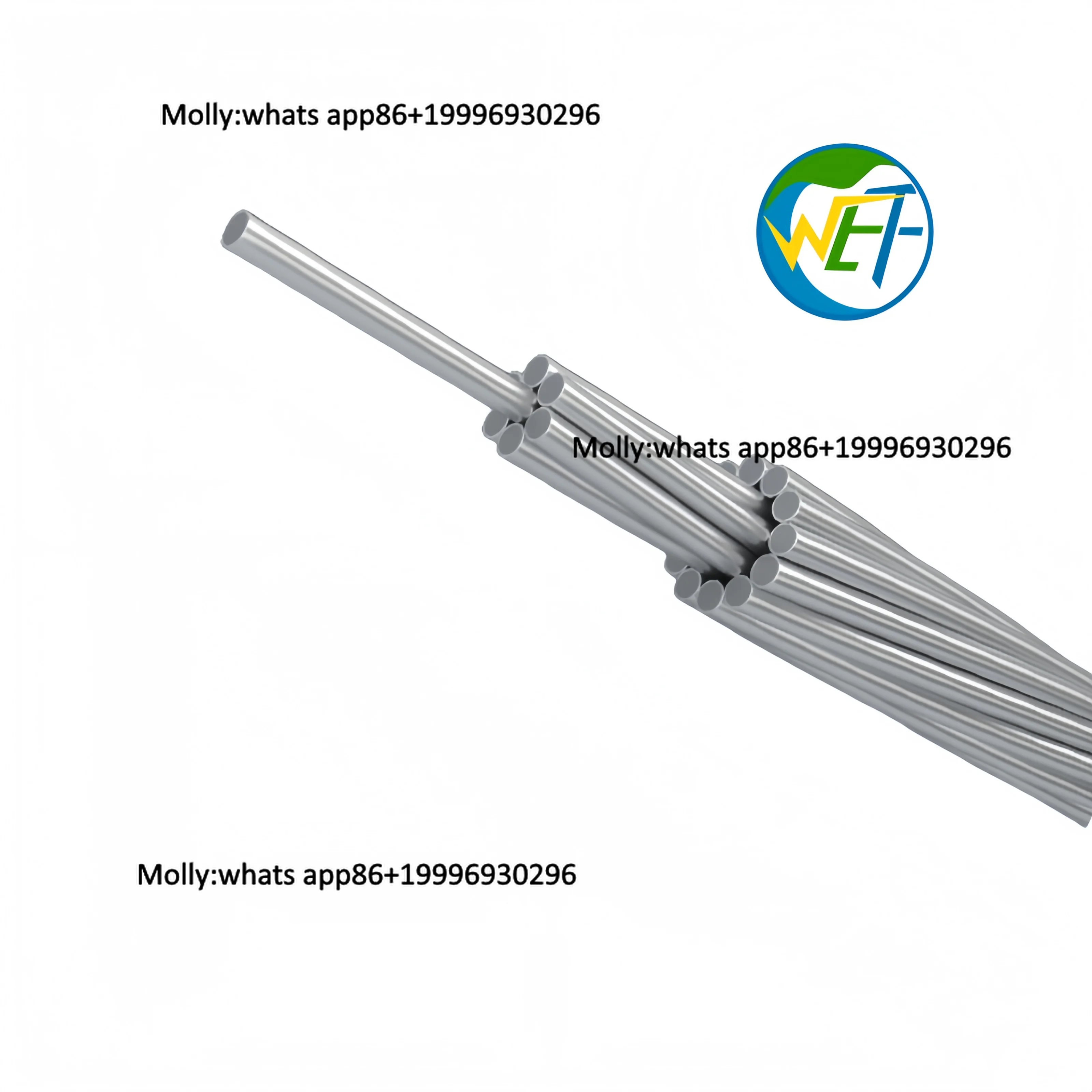 Wolf Bare Aluminium Conductor AAC AAAC ACSR ABC Cable 10/36kV High Voltage Overhead Railway Power Station Power Transmission