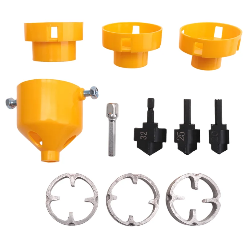 

RALCA-PPR Drill Bit Pipe Threader Plumbing Tool Kit PVC Thread Maker Tool Water Pipe Expansion Drill Plumbing Repair Tools