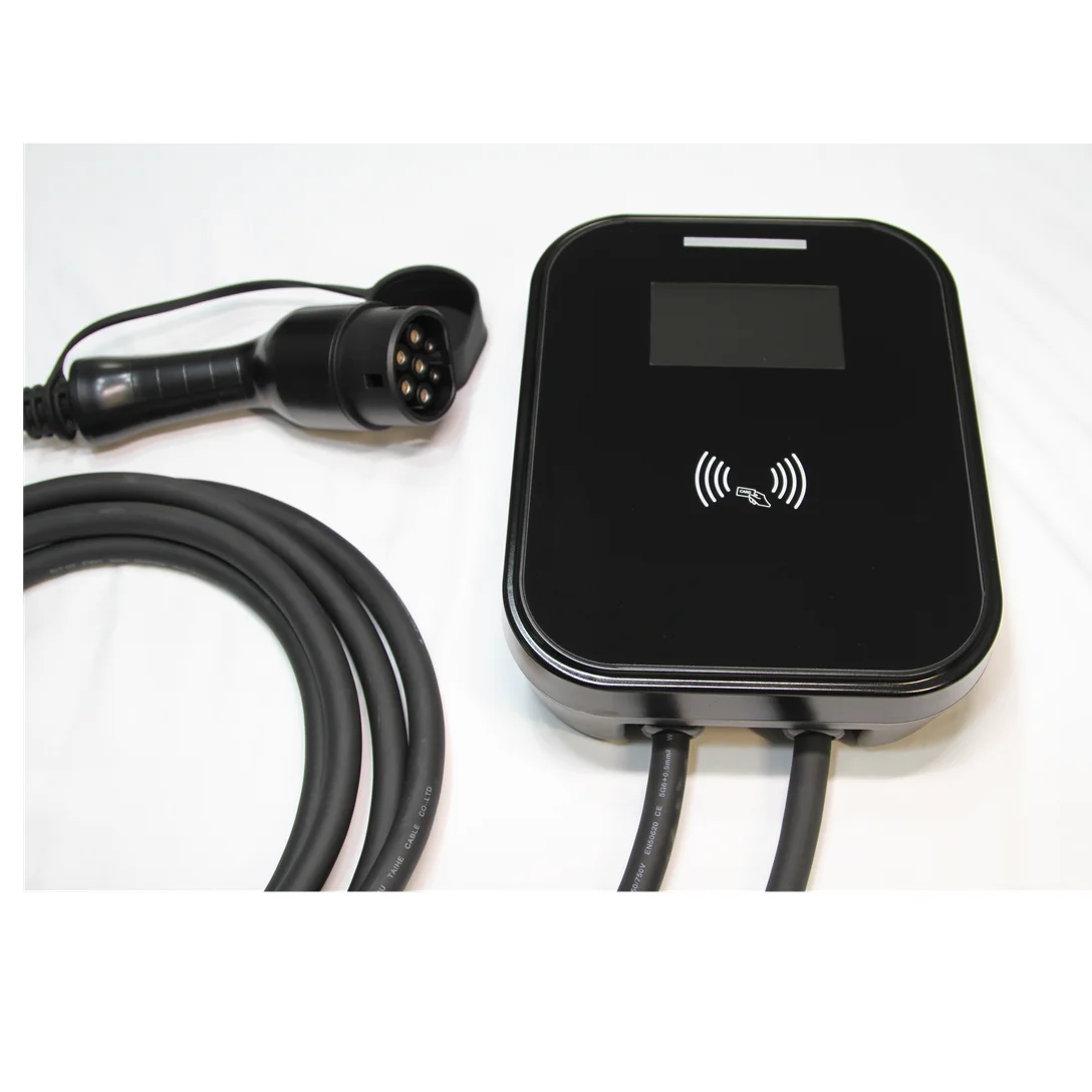 2026 High Quality New Arrival 7KW AC Charger Wallbox for Tesla Model 3 Mode 2 11KW Charging Station 5m Cable 10A 16A 32A CCS