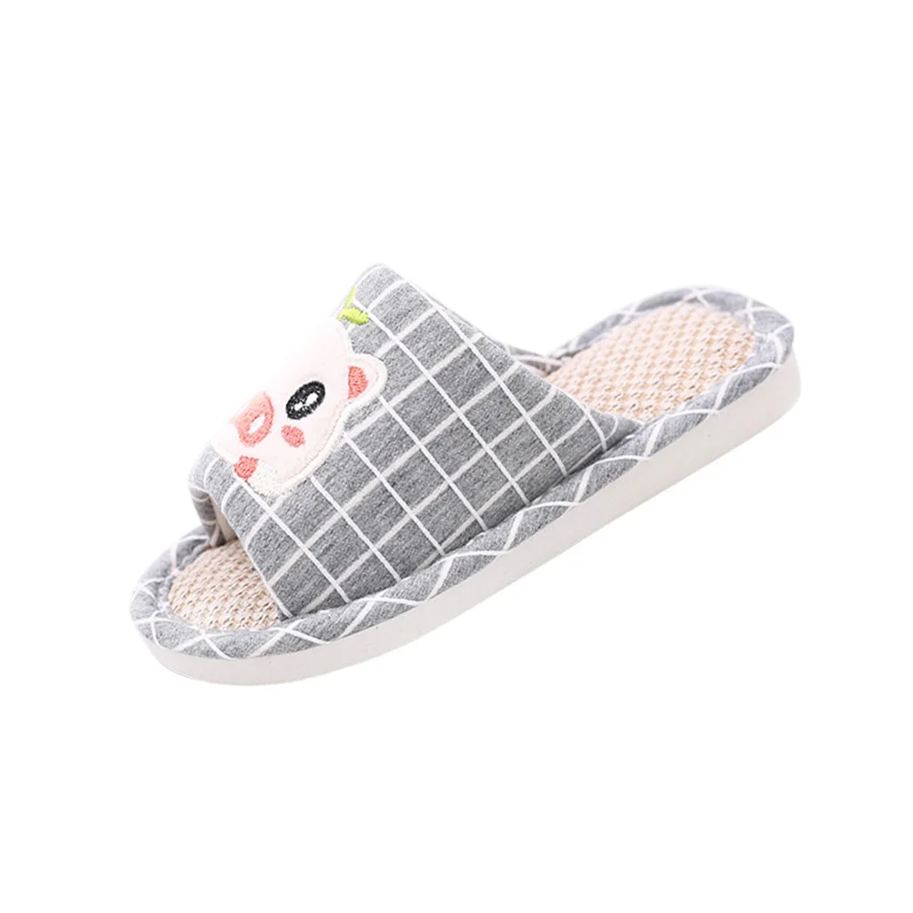 

Розовые тапочки с рисунком свиньи из мультфильма, детские дышащие нескользящие лоферы для детей, размер 27-28, удобная легкая мягкая подкладка