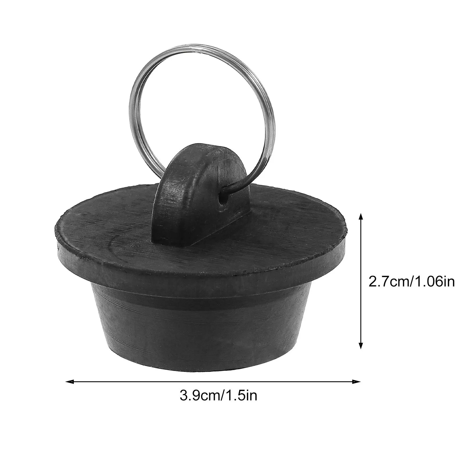 5 قطعة حوض الاستحمام المطاطي للمطبخ بالوعة الحمام المطاط سدادة المكونات استنزاف سدادة غطاء حوض مغسلة التوصيل استنزاف