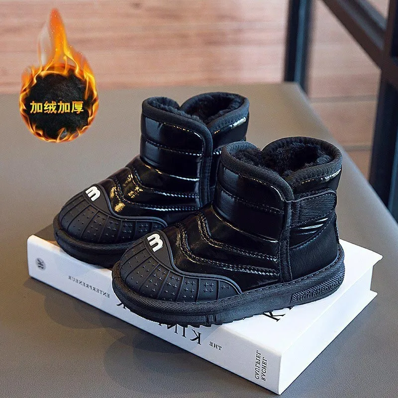 Winter Plush Toddler Boots Thick Warm Cotton Shoes