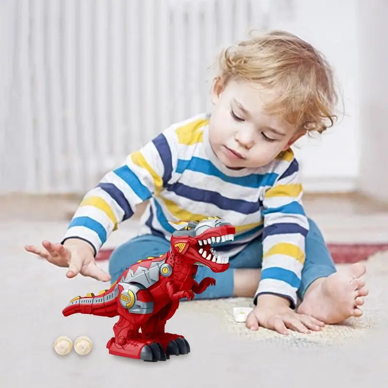 Movable Dinosaur Toys Realistic Tyrannosaurus Rex Toy Laying Egg Tyrannosaurus Rex Model Interactive Prehistorical Dinosaur Toy