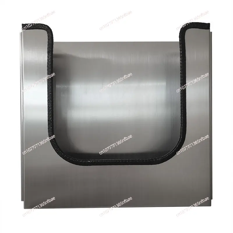 304 Stainless Steel Hidden Recessed Mount Paper Towel Box with Slide Rail Pull Down Hand Towel Dispenser