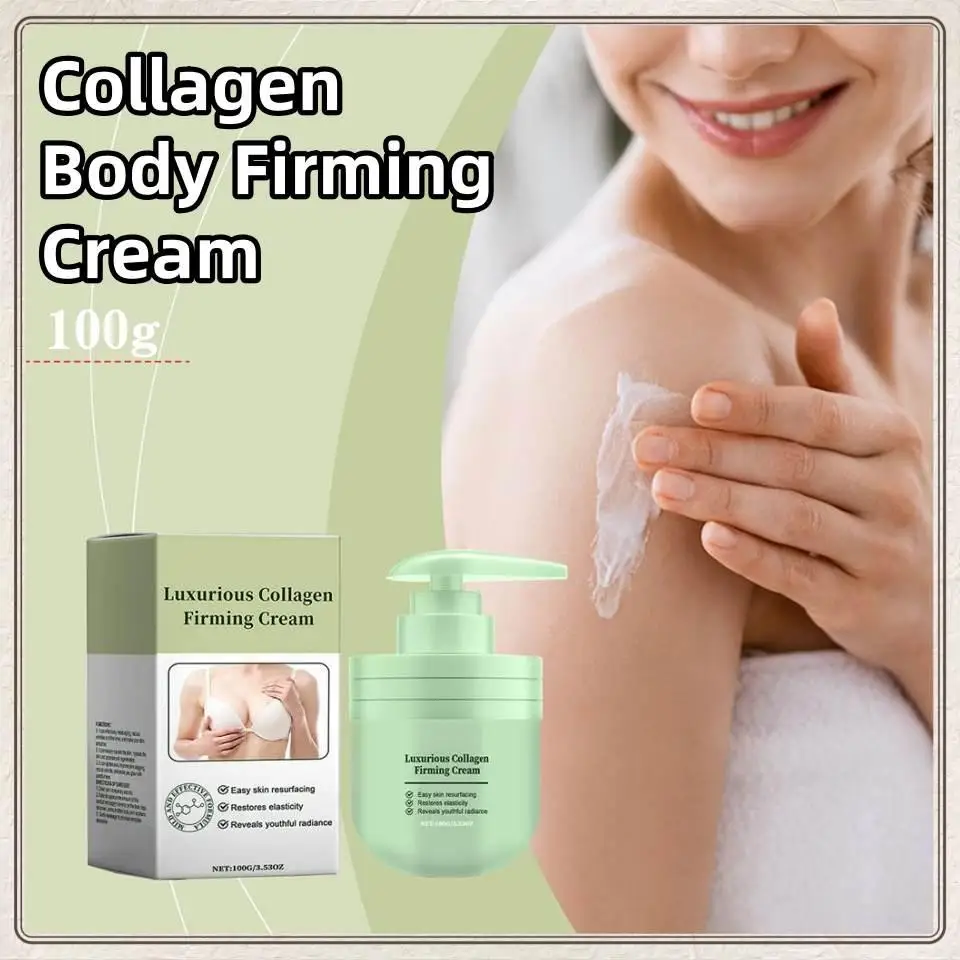 Collageen Body Cream Verstevigende Rimpel Verwijderen Donkere Vlekken Anti-Kloven Zelfs Toning Bleken Been Hydraterende Huid Lichter Crème