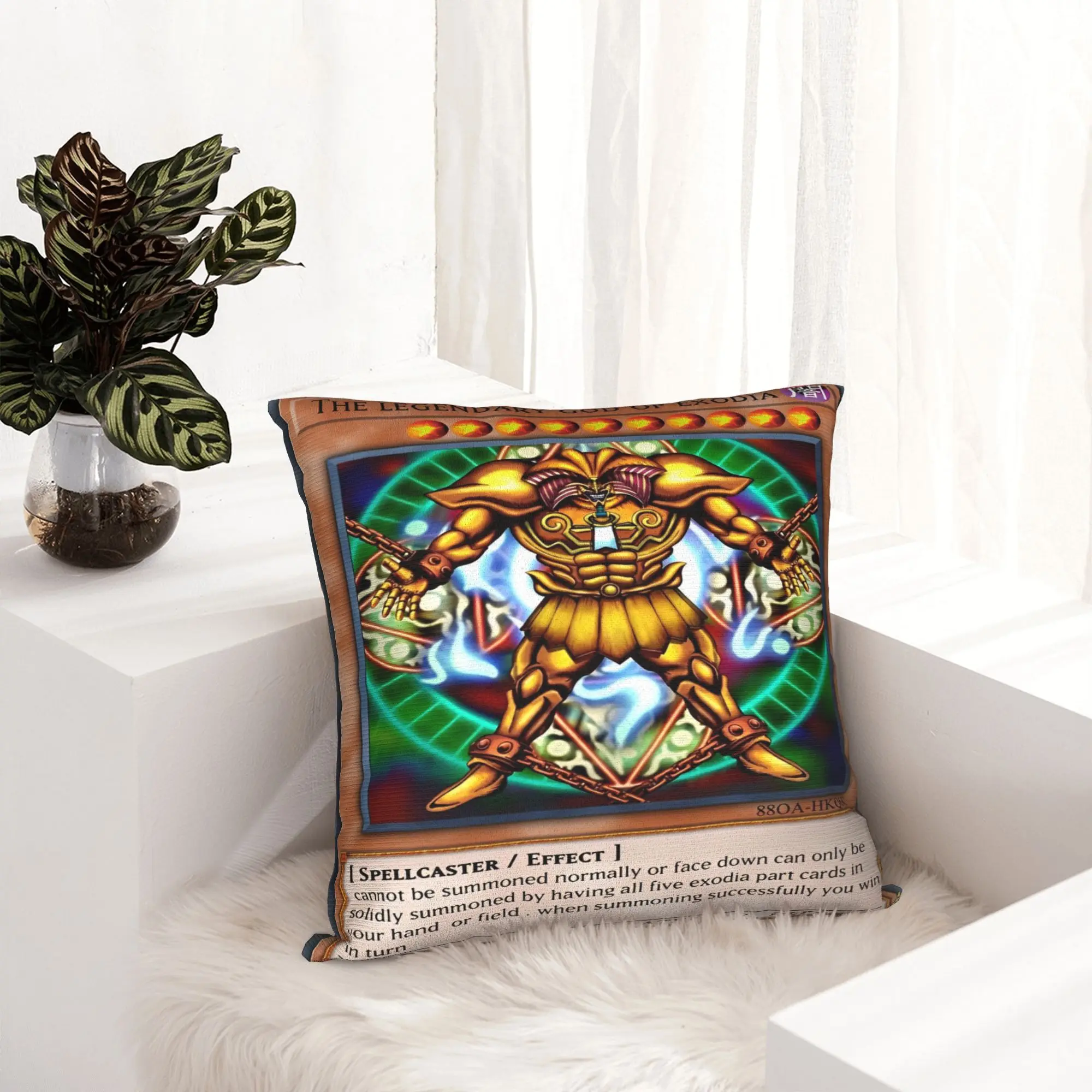 Anime Yu Gi Oh Card  Pillowcase Printed Polyester Cushion Cover Gift  Pillow Case Cover Sofa Zippered 40*40cm