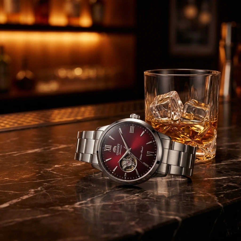 Lüks Orient Erkek 40MM İskelet - Open Heart Watch incelemesi ve fiyatı
