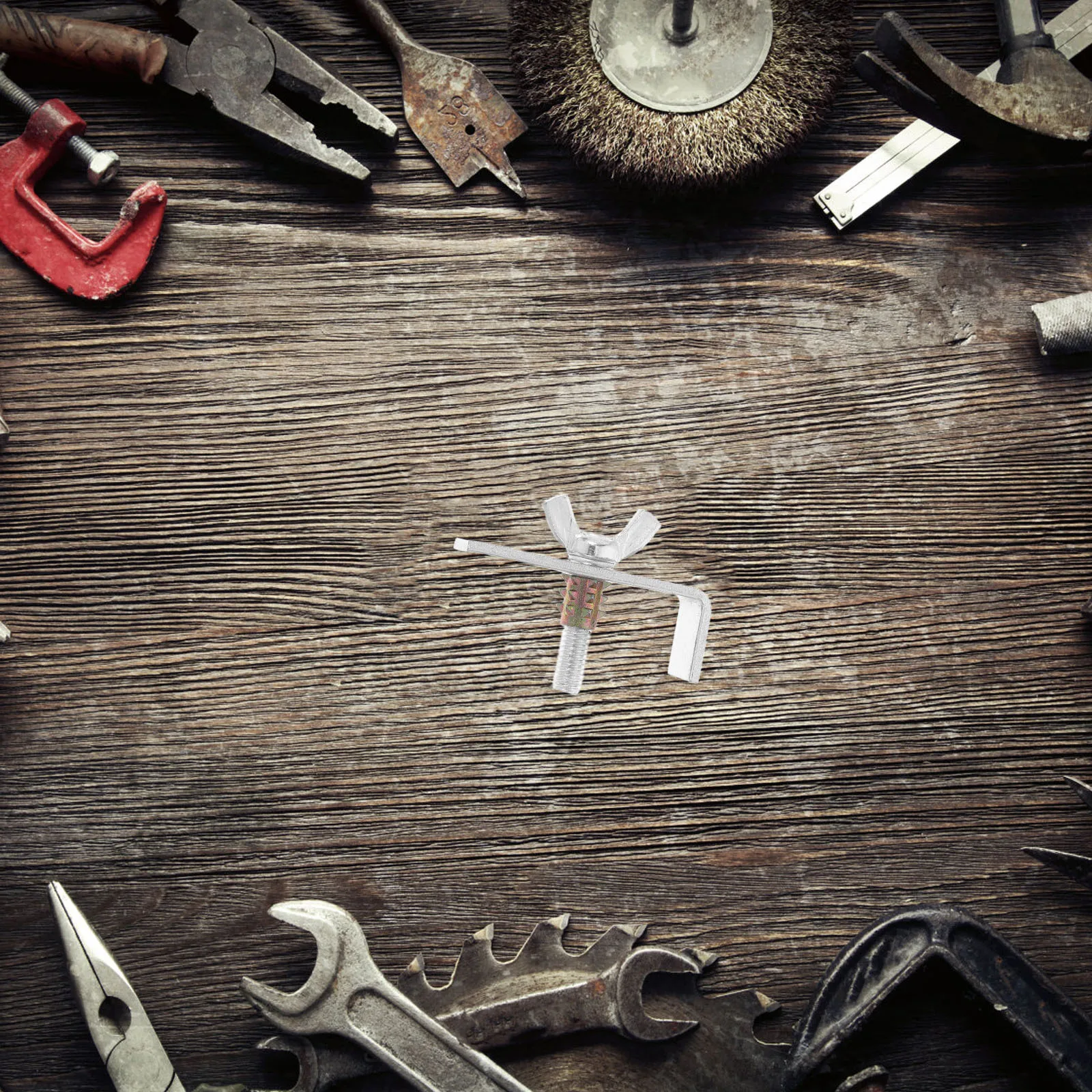 

4pcs Undermount Clips Zinc Alloy Iron Support Brackets Durable Fixing Hardware For Kitchen Bathroom Basin Installation