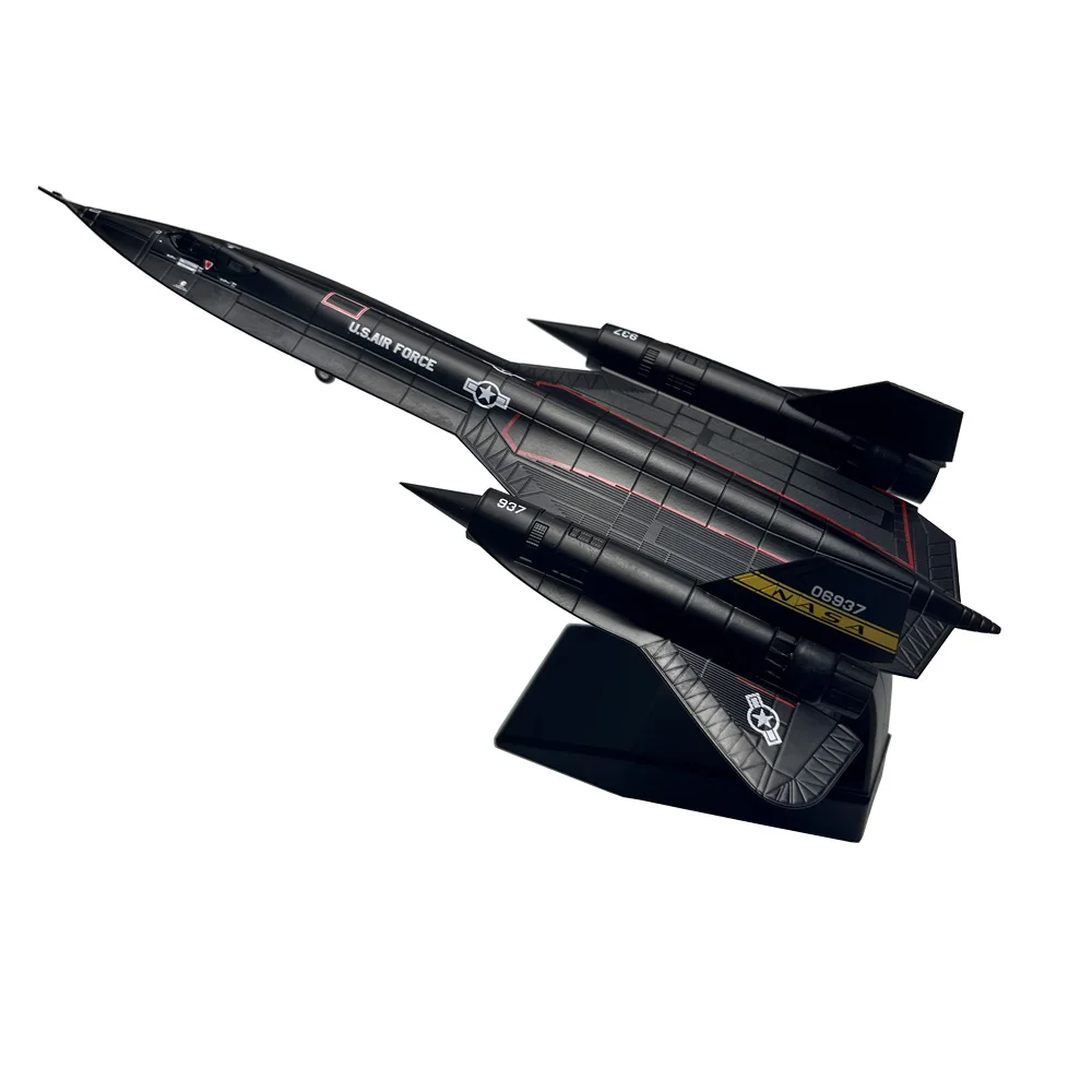 1/144 Scale US Lockheed SR71 SR-71 Blackbird 06937 Plane Diecast Metal Airplane Aircraft Ornament Model Boy Birthday Toy Gift