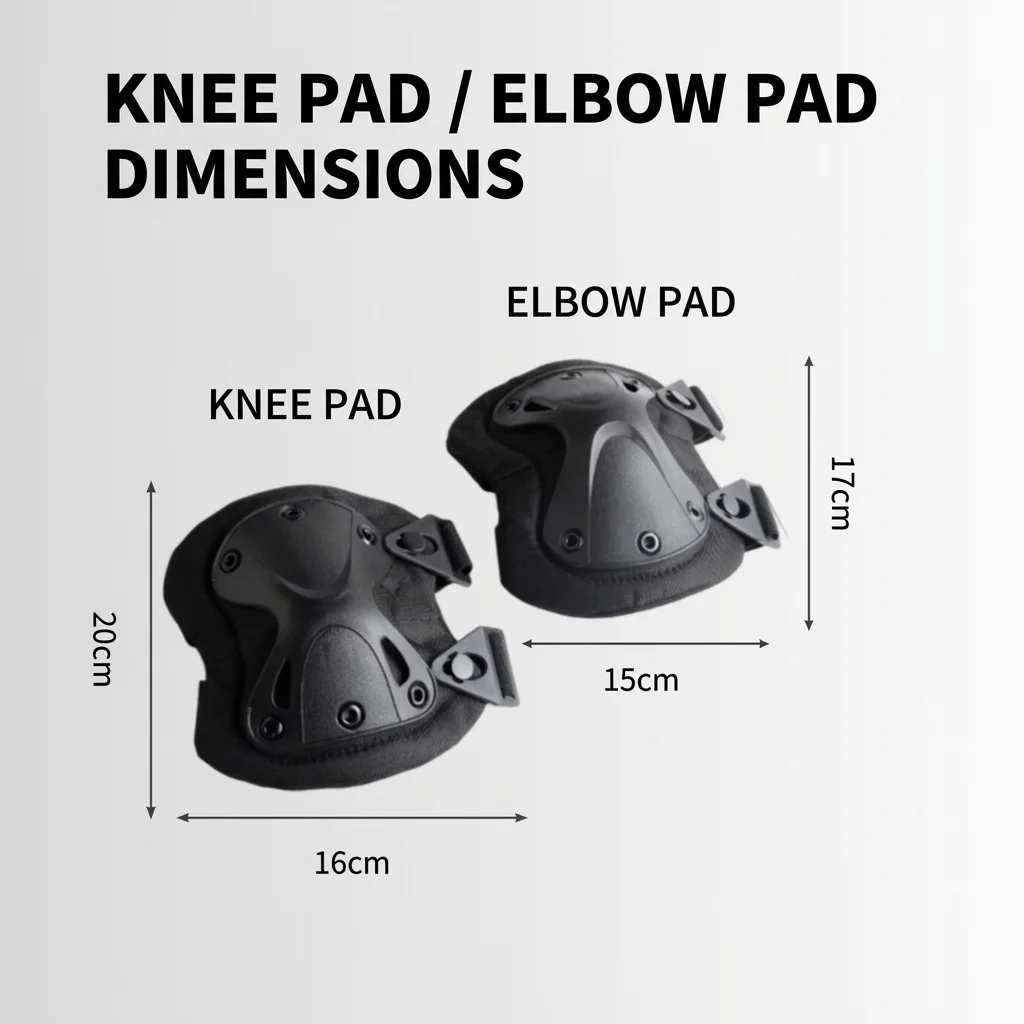4Pcs 전술 무릎 팔꿈치 패드 세트 야생 훈련을위한  - Combat Knee Pads Elbow Pads Set Military 리뷰 및 가격